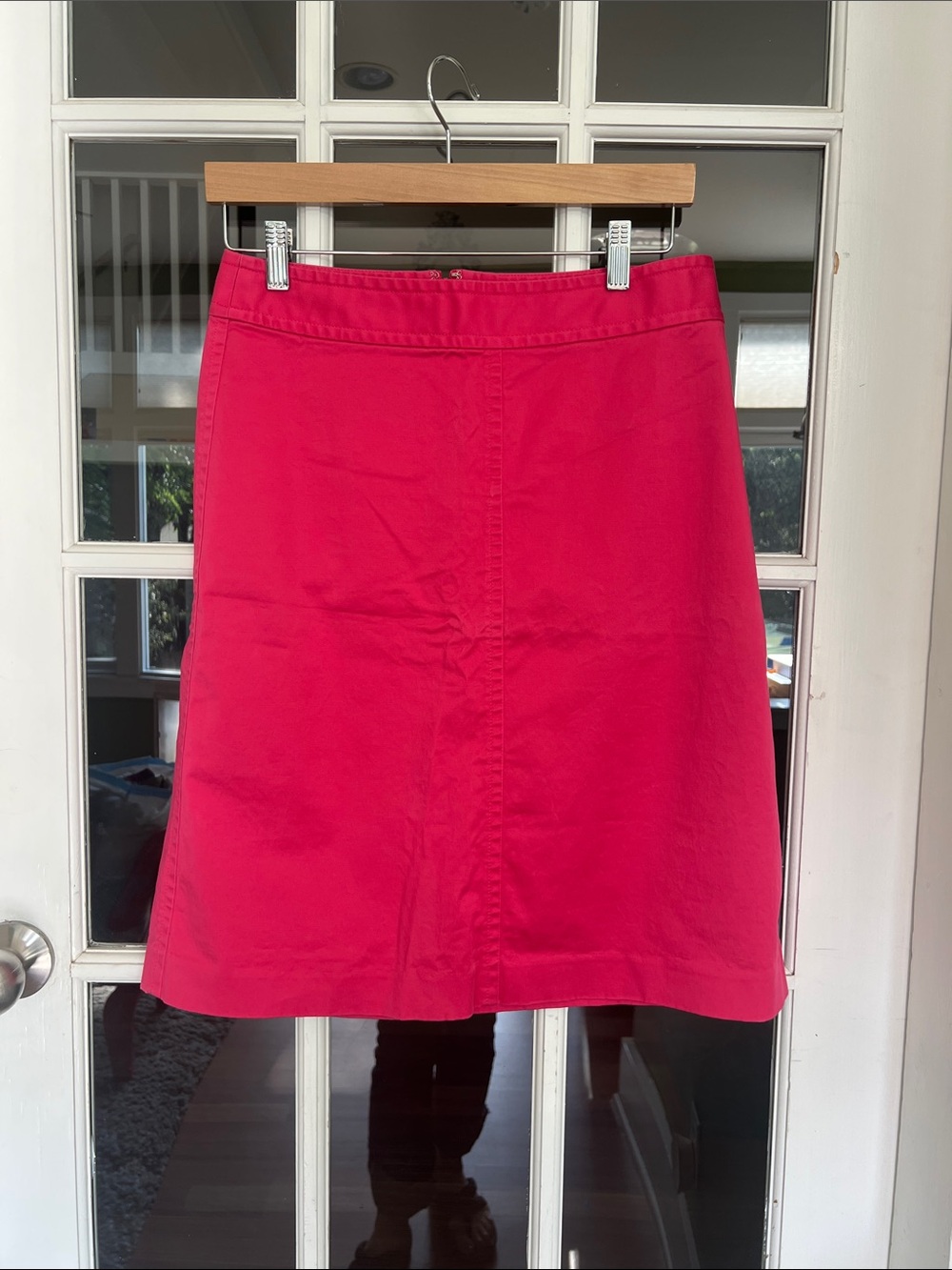 Banana Republic Bright Pink A-Line Skirt